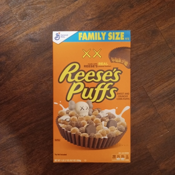 KAWS Reese's Puff Cereal - Family Size "Limited Edition" - Picture 1 of 6